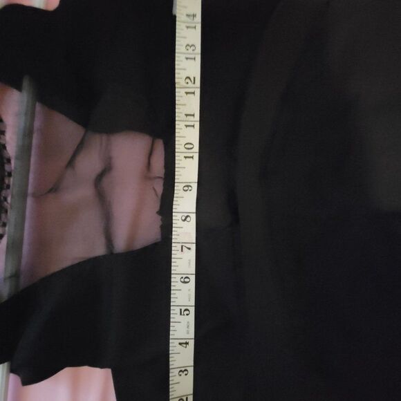 * * POLLINI BLACK WOOL SHEATH DRESS - Picture 3 of 10